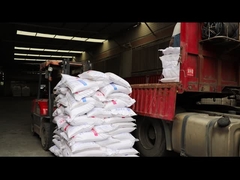 Het poeder van het melamineafgietsel conpound wordt geladen en verscheept