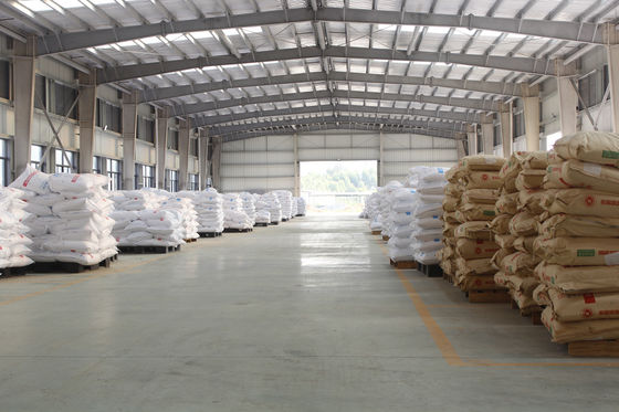 700-900kg/M3 aminoafgietsel Plastic C3H6N6 Wit Crystal Powder