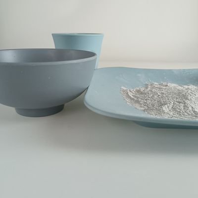 C3H6N6 Poeder 1,661 Dichtheid 99,8% van de melamineverglazing de Aanrakingsbrandkast van het Zuiverheidsvoedsel