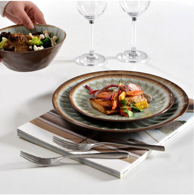 Partij borden en schalen 12pc Melamine eetgerei set Iso