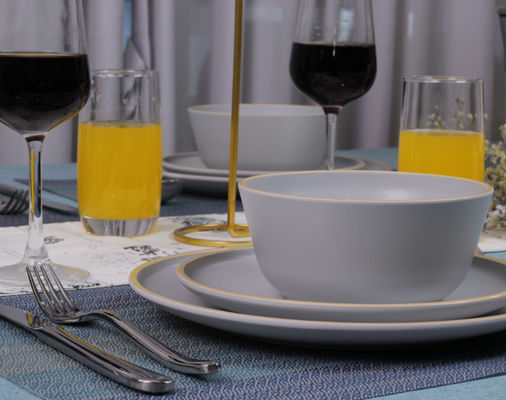 Camping Melamine Diner Platen En Schalen 12 stuks