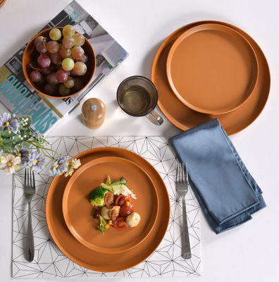 12pcs Melamine Platen Schalen Duurzame Afwasmachine Veilig Bpa Vrij