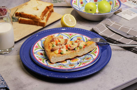 Melamine eetgerei sets, 12pcs schotels set voor 4, borden en borden sets buitenspeed, vaatwasser veilig BPA vrij (Re