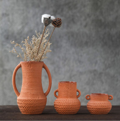 Grote mond keramische hoge vloer vaas dankzeggingsdag cadeau