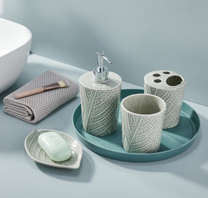 Tandborstelhouders, Keramische badkamer accessoires set, Thanksgiving Day cadeau, badkamer decor, zeep dispenser badkamer, Hand P