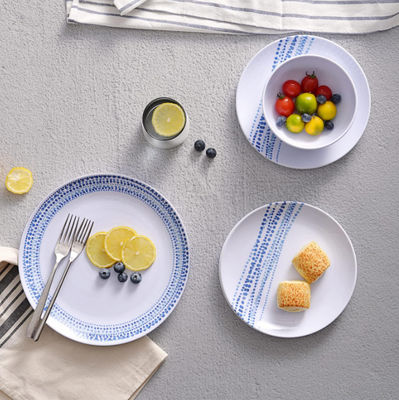 12 stuks rustieke melamine eetgerei set vaatwasser veilig regen