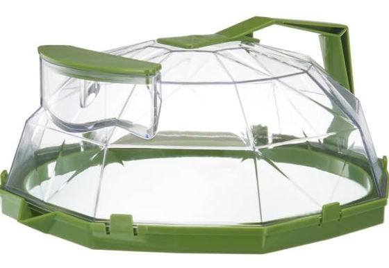 Fijne fijne microgolf splatter cover voedsel keuken gadgets 10 inch met handvat