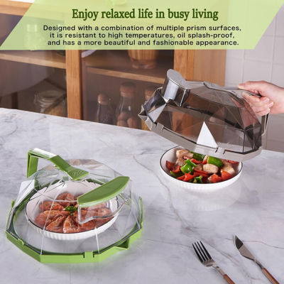 Fijne fijne microgolf splatter cover voedsel keuken gadgets 10 inch met handvat