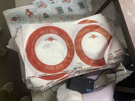 Gepersonaliseerd melamine decal papier voor verschillende vorm tafelgerei