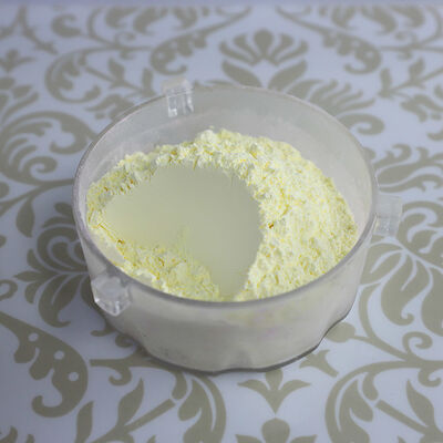 GUFAITH Geel 100% Melamine Voedingsmiddelen Melamine formaldehyde Hars Ruimte voor tafelgerei Kleur Melamine Gietverbinding Stabiel Uitstekende doorstroming