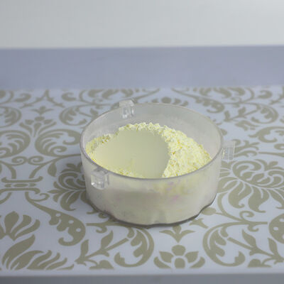 GUFAITH Geel 100% Melamine Voedingsmiddelen Melamine formaldehyde Hars Ruimte voor tafelgerei Kleur Melamine Gietverbinding Stabiel Uitstekende doorstroming