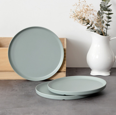 FINE&NICE Melamine platen, 6 stukken eetgerei platen, 10,5 inch platen set, veilig voor afwasmiddelen, krasbestendige, afwasmachine veilig